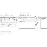 Раковина асимметричная LAUFEN PALACE 120х46 правая 8.1670.6.000.104.1