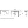 Раковина подвесная LAUFEN PRO A 105x48 8.1395.8.000.104.1