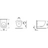 Унитаз подвесной LAUFEN PRO с полочкой 8.2095.9.000.000.1